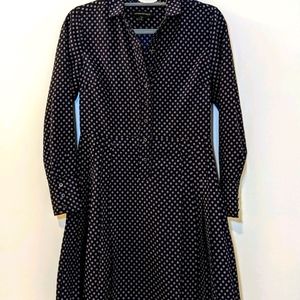 Banana Republic Long Sleeve Blue Dress